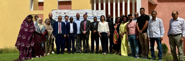 Group photo of bioinformatics workshop in Mauretania